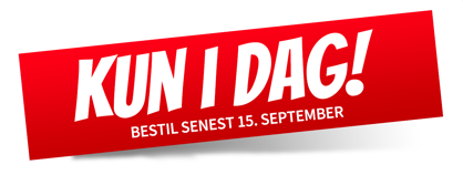 Kun i dag