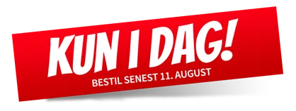 Kun i dag