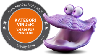 Kategorivinder: Værdi for pengene. Loyalty Group Brancheindex Mobil 2026