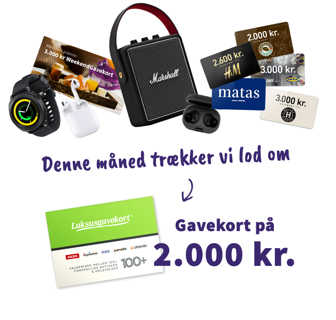 OiSTER+ fede præmier - året rundt