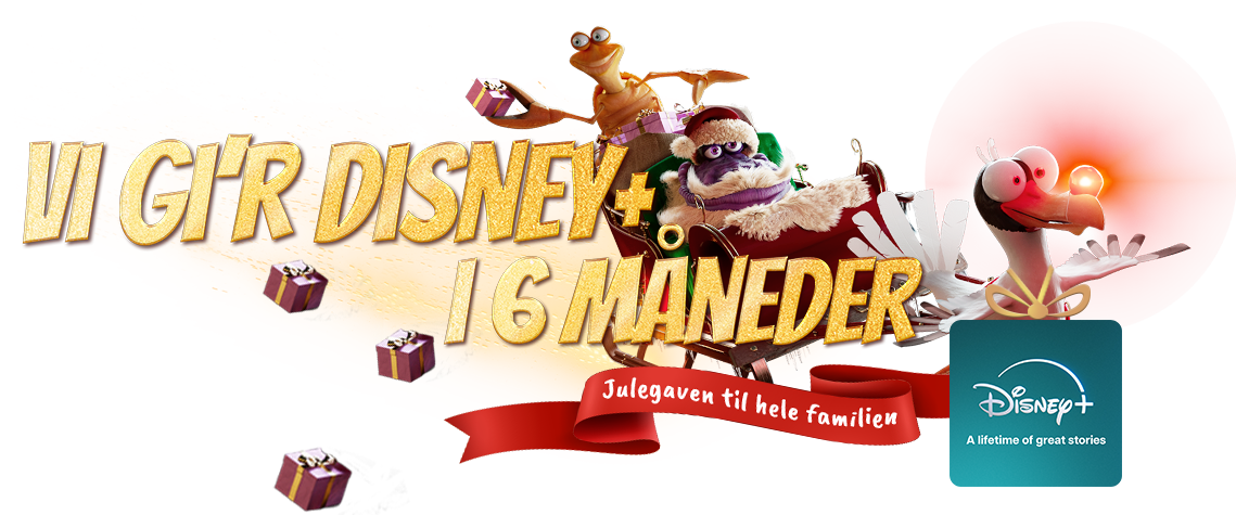 Vi giver Disney+ i 6 måneder