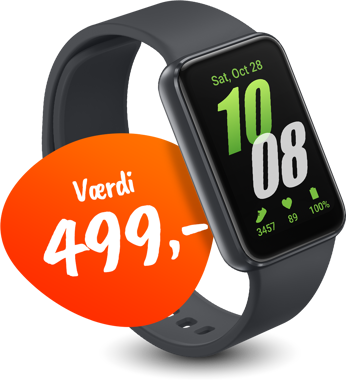 Samsung Fit3 Silver, værdi 499 kr.